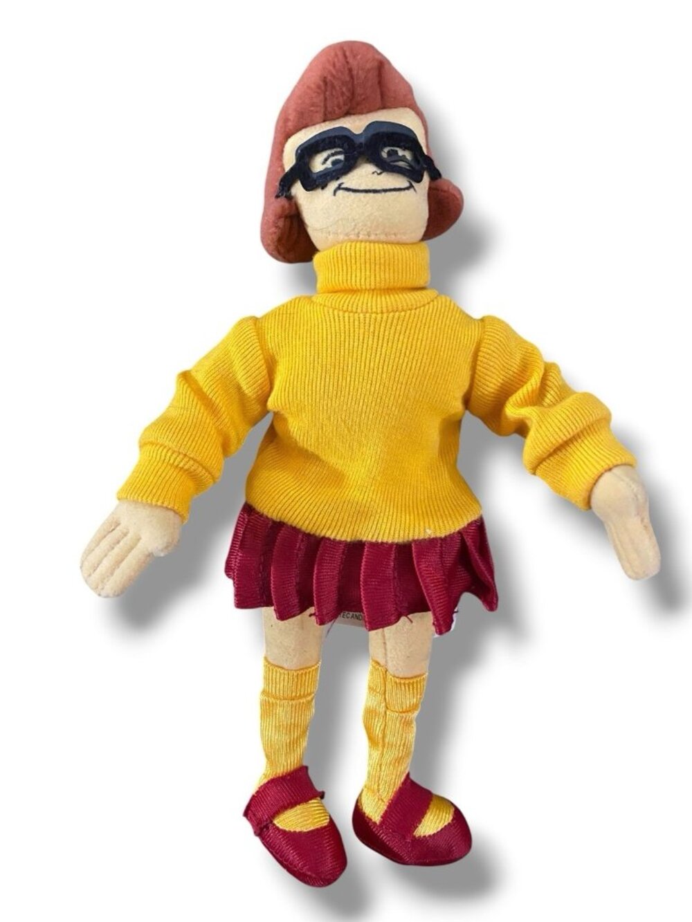 Vintage Warner Brothers Scooby-Doo Velma Plush Toy Bean Bag 1999 Collectible